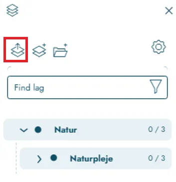 Publicér-knappen på et fagkort