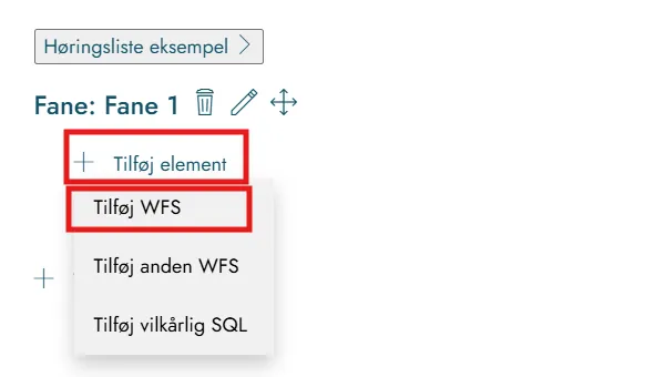 Tilføj element