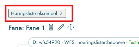 Høringsliste eksempel