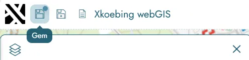 Gem knappen